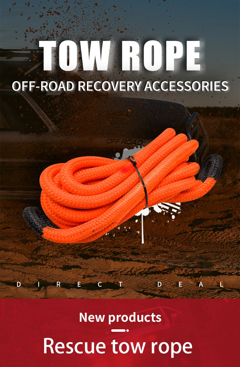 off-Road Ucreative 15 Tons 28mm X 9m Kinetic Recovery Rope