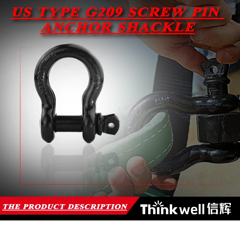 Wholesale High Tensile 4 Part Metal Paracord Shackles